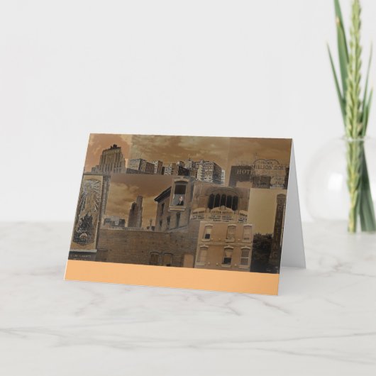 Foto's van het centrum van Los Angeles Kaart (Voorkant)