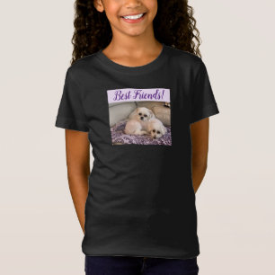 Foto's van honden Cute Maltese en Shih Tzu T-shirt