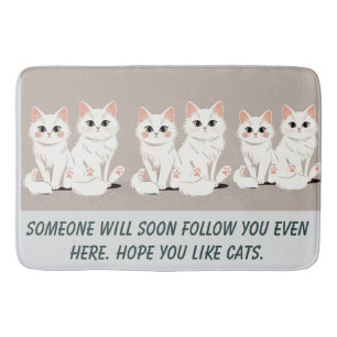 Foto's van katten humor tekst badmat