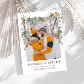 Foto's van Married & Bright | Kerst Sinaasappels Feestdagenkaart