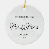 Foto's van Merry en Married Simple Keramisch Ornament (Voorkant)