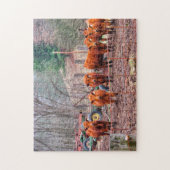 Foto's van Minnesota-kalveren. Legpuzzel (Verticaal)