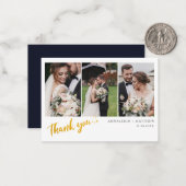 Foto's van moderne vaste weddenschappen notitiekaartje (Voorkant / Achterkant in situ)