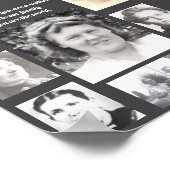 Foto's van Moeders Quote Collage Grijs Lijst Poste Poster (Hoek)