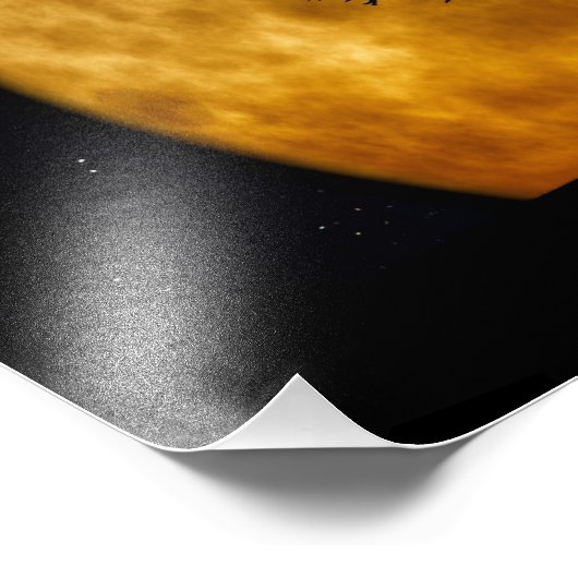 Foto's van Moon Midnight Foto Afdruk (Hoek)