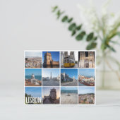 Foto's van Mosaic Lissabon, Portugal Briefkaart (Staand voorkant)