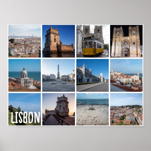 Foto's van Mosaic Lissabon, Portugal Poster (Voorkant)