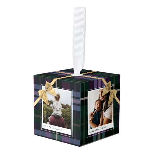 Foto's van Paarse speldencadeautjes en Cadeaus Decoratie (Voorkant hoekig)