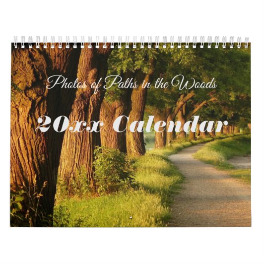 Foto's van Paden in de kalender van Bossen (Hoes)