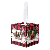 Foto's van Red Buffalo Pset Rustic Pine Trees Decoratie (Voorkant hoekig)