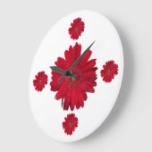 Foto's van Red Gerber Daisy Grote Klok (Hoek)