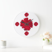 Foto's van Red Gerber Daisy Grote Klok (Huis)