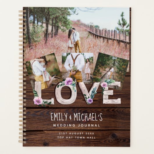 Foto's van Rustic Love Lila Wedding Vrijgezellenfe Planner (Voorkant)