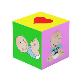 foto's van uw baby toevoegen kubus