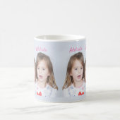 Foto's van uw Kinderen Aangepaste foto en tekst Koffiemok (Center)
