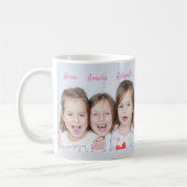 Foto's van uw Kinderen Aangepaste foto en tekst Koffiemok (Links)