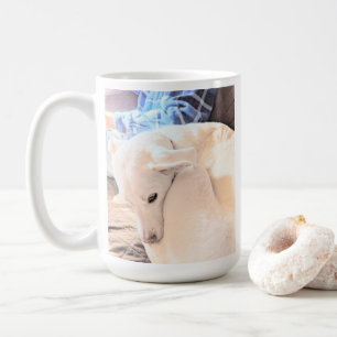 Foto's van White Dog en Dad Vaderdag Koffiemok