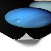 Foto's van zonnesysteemmontage JPL-planeet Poster (Hoek)
