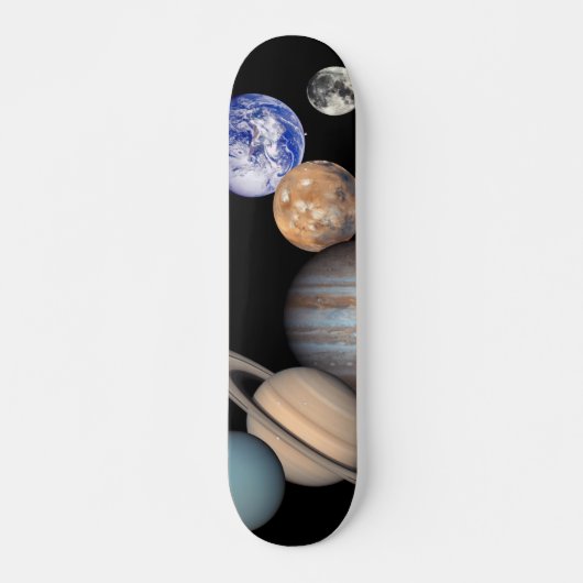 Foto's van zonnesysteemmontage JPL-planeet Skateboard (Voorkant)