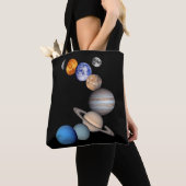 Foto's van zonnesysteemmontage JPL-planeet Tote Bag (Dichtbij)