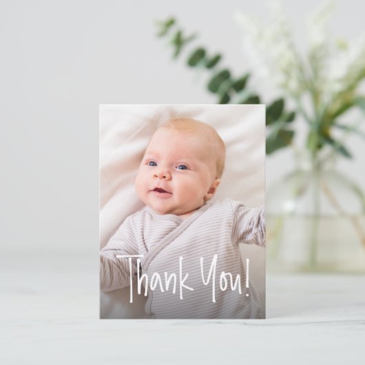 Foto's Verticaal Baby shower geboorteaankondiging (Staand voorkant)