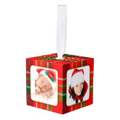 Foto's, Vier Kerst Tartan Afbeelding Lijsten Decoratie (Voorkant hoekig)