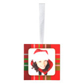 Foto's, Vier Kerst Tartan Afbeelding Lijsten Decoratie (Rechts)