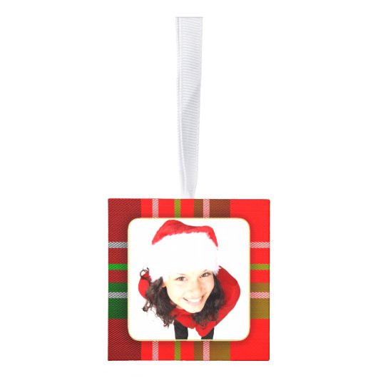 Foto's, Vier Kerst Tartan Afbeelding Lijsten Decoratie (Rechts)