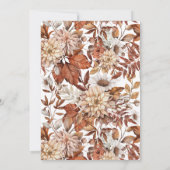 Foto's vieren de herfst van Life Rustic Funeral Kaart (Achterkant)