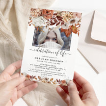 Foto's vieren de herfst van Life Rustic Funeral