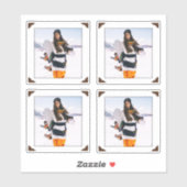 Foto's Vinyl Framed Portrait Collage Sticker (Vel)