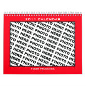 Foto's Voeg kalender 2011-Sjabloon in het Lijst Kl (Hoes)