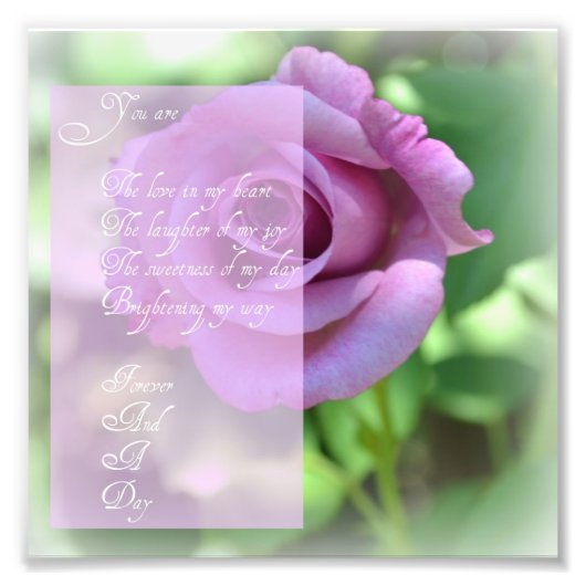 Foto's voor altijd en een dag foto afdruk (Voorkant)