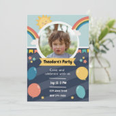 Foto's voor kinderen, regenbogen en ballonnen | Ge Kaart (Staand voorkant)