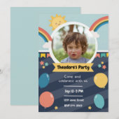 Foto's voor kinderen, regenbogen en ballonnen | Ge Kaart (Voorkant / Achterkant)