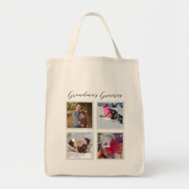 Foto's voor oma tote bag