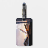 Foto's voor open boek en zonneschijn bagagelabel (Achterkant verticaal)