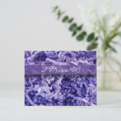 Foto's voor Paarse papiervorm ontbreken Briefkaart (Staand voorkant)