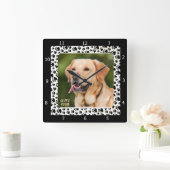 FOTO'S VOOR PERSONALIZE TOEVOEGEN VIERKANTE KLOK (Huis)