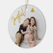 Foto's voor vrolijk kerstfeestmaal grootma keramisch ornament (Links)