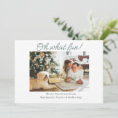 Foto's Wat een leuke kerst Feestdagenkaart (Staand voorkant)