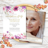 Foto's Waterverf Floral van Life Kaart