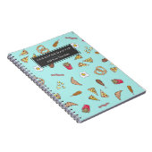 Foto's Waterverf Pizza Fries Bacon Notitieboek (Rechterzijde)