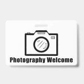 Foto's Welkom! Badge (Achterkant)