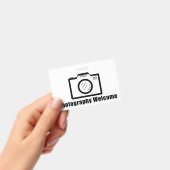 Foto's Welkom! Badge (Handheld)
