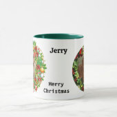 Foto's x 2 Kerstcadeau Hond Mam Koffie Mok (Midden)