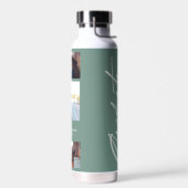 Fotosap groen afstuderen script modern elegant waterfles (Links)