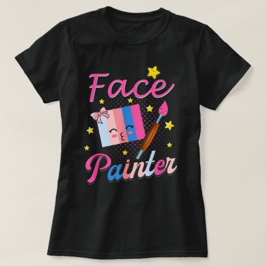 Fotoschilder voor Makeup-kunstenaar T-shirt (Design voorkant)