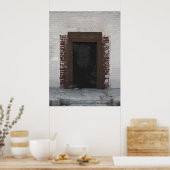 Fotoschildering van stedelijke deuren poster (Keuken)