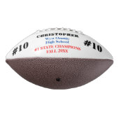Fotoschoolkampioenen Colbalt Blue American Football (Gedraaid 270)